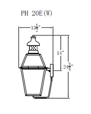 Electric Gas Light - Pebble Hill 20 - PH20E _ 3