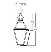 Electric Gas Light - Pebble Hill 29 - PH29E _ 3