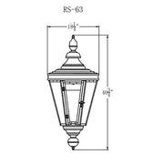 Electric Gas Light - Royal Street 63 - RS63E _ 2