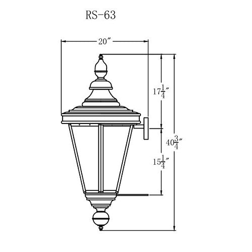 Gas Light - Royal Street 63 - RS63G _ 3