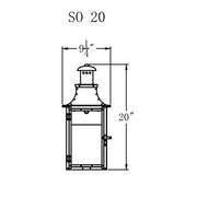 Electric Gas Light - Somerset 20 - SO20E _ 2