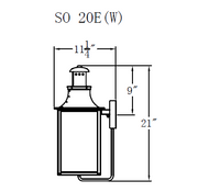 Electric Gas Light - Somerset 20 - SO20E _ 3
