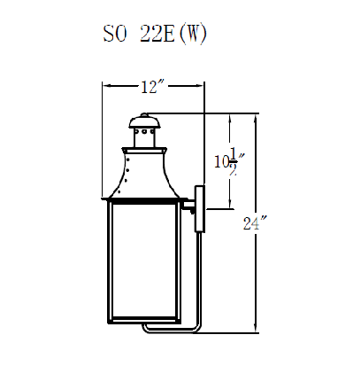 Electric Gas Light - Somerset 22 - SO22E _ 3