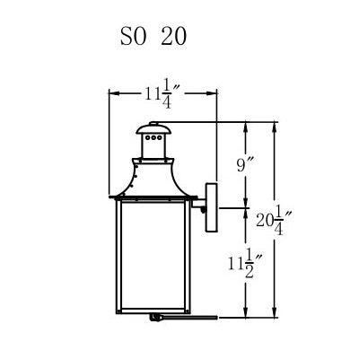 Gas Light - Somerset 20 - SO20G _ 3