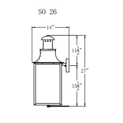 Gas Light - Somerset 26 - SO26G _ 3