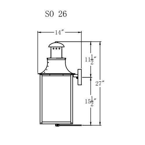 Gas Light - Somerset 26 - SO26G _ 3