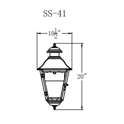 Electric Gas Light - State Street 41 - SS41E _ 2