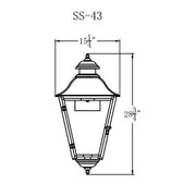 Electric Gas Light - State Street 43 - SS43E _ 2