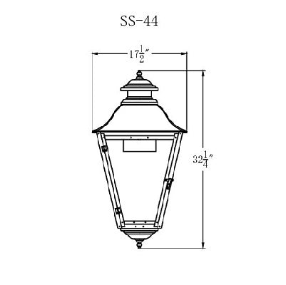 Electric Gas Light - State Street 44 - SS44E _ 2