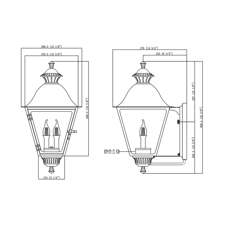 VB22, vestibule, coppersmith lantern