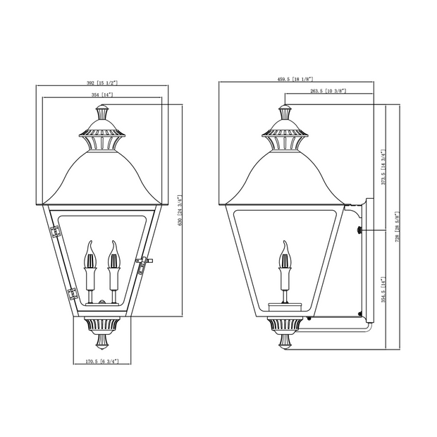 VB29, vestibule, coppersmith lantern