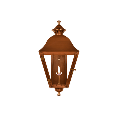 Vestibule gas lantern, coppersmith