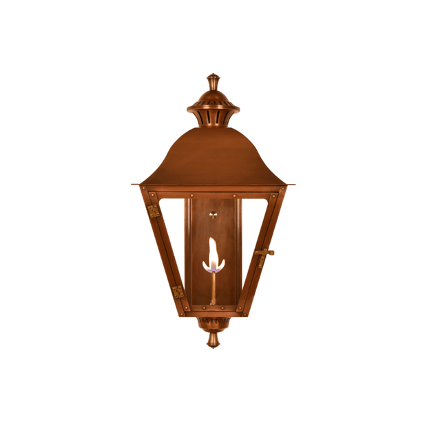 Vestibule gas lantern, coppersmith