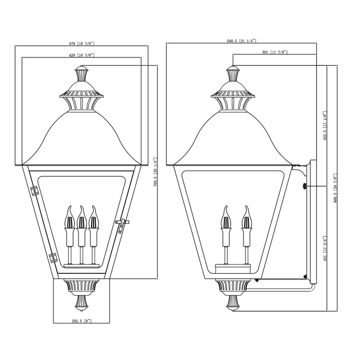 VB35, vestibule, coppersmith lantern