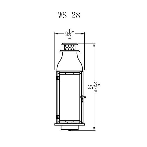 Electric Gas Light - Water Street 28 - WS28E _ 2