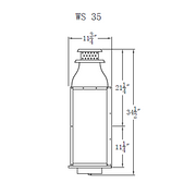 Electric Gas Light - Water Street 35 - WS35E _ 2