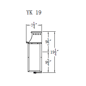 Electric Gas Light - Yorktown 19 - YK19E _ 3