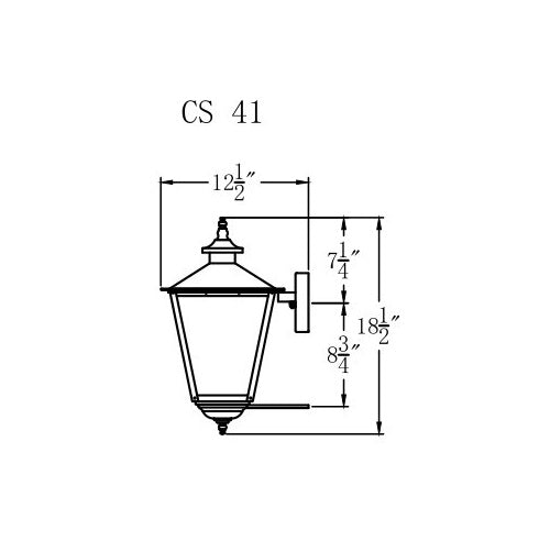 Gas Light - Conception Street 41 - CS41G-LP _ 2