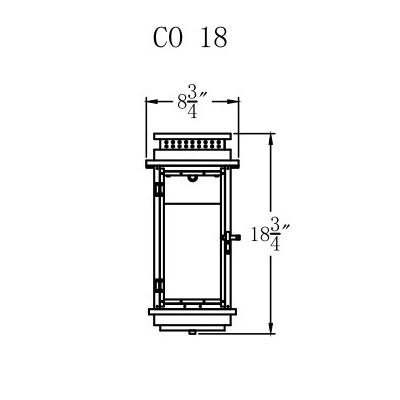 Electric Gas Light - Contempo 18 - CO18E _ 2