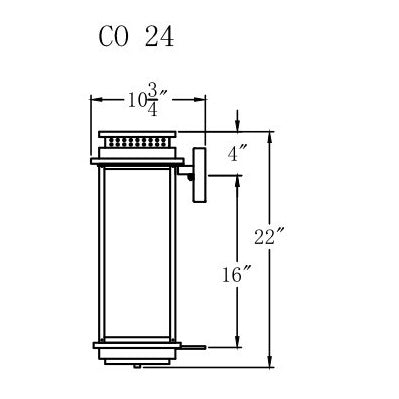 Electric Gas Light - Contempo 24 - CO24E _ 3