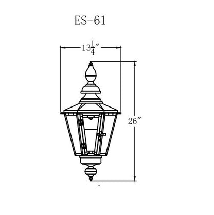 Electric Gas Light - Eslava Street 61 - ES61E _ 2