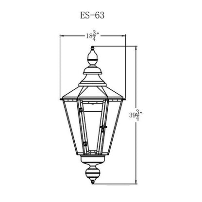 Electric Gas Light - Eslava Street 63 - ES63E _ 2
