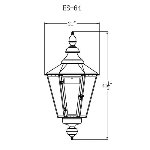 Electric Gas Light - Eslava Street 64 - ES64E _ 2