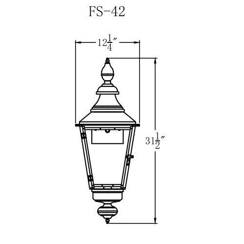 Electric Gas Light - Franklin Street 42 - FS42E _ 2