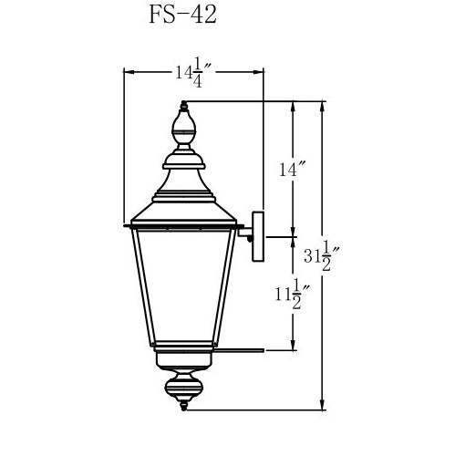 Electric Gas Light - Franklin Street 42 - FS42E _ 3