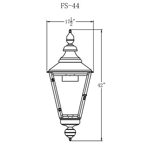 Electric Gas Light - Franklin Street 44 - FS44E _ 2