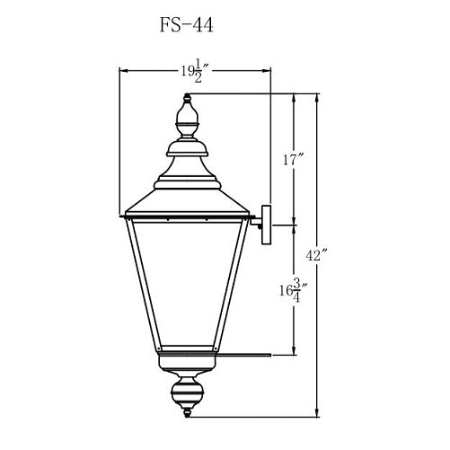 Electric Gas Light - Franklin Street 44 - FS44E _ 3