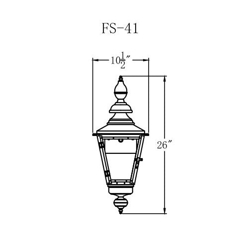 Electric Gas Light - Franklin Street 41 - FS41E _ 2