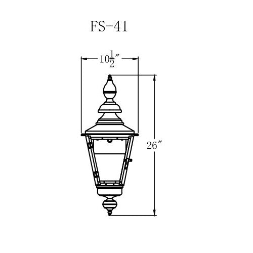 Gas Light - Franklin Street 41 - FS41G-LP _ 2