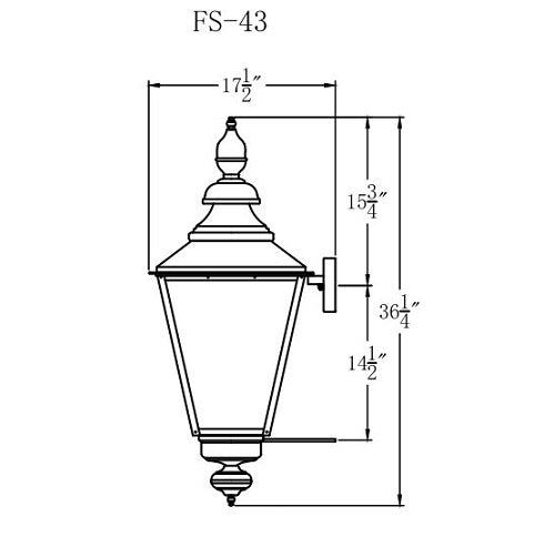 Gas Light - Franklin Street 43 - FS43G _ 3