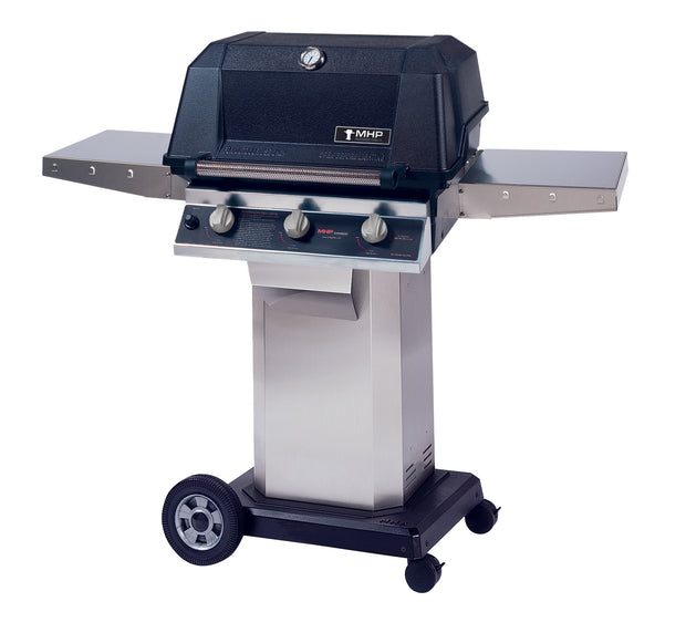 MHP Grills - W3G Tri-Cast Grill on Patio Deck Mount