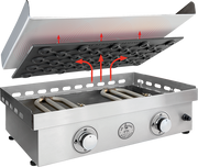 Le Griddle - The Grand Texan Freestanding Gas Griddle - GFE160 CK