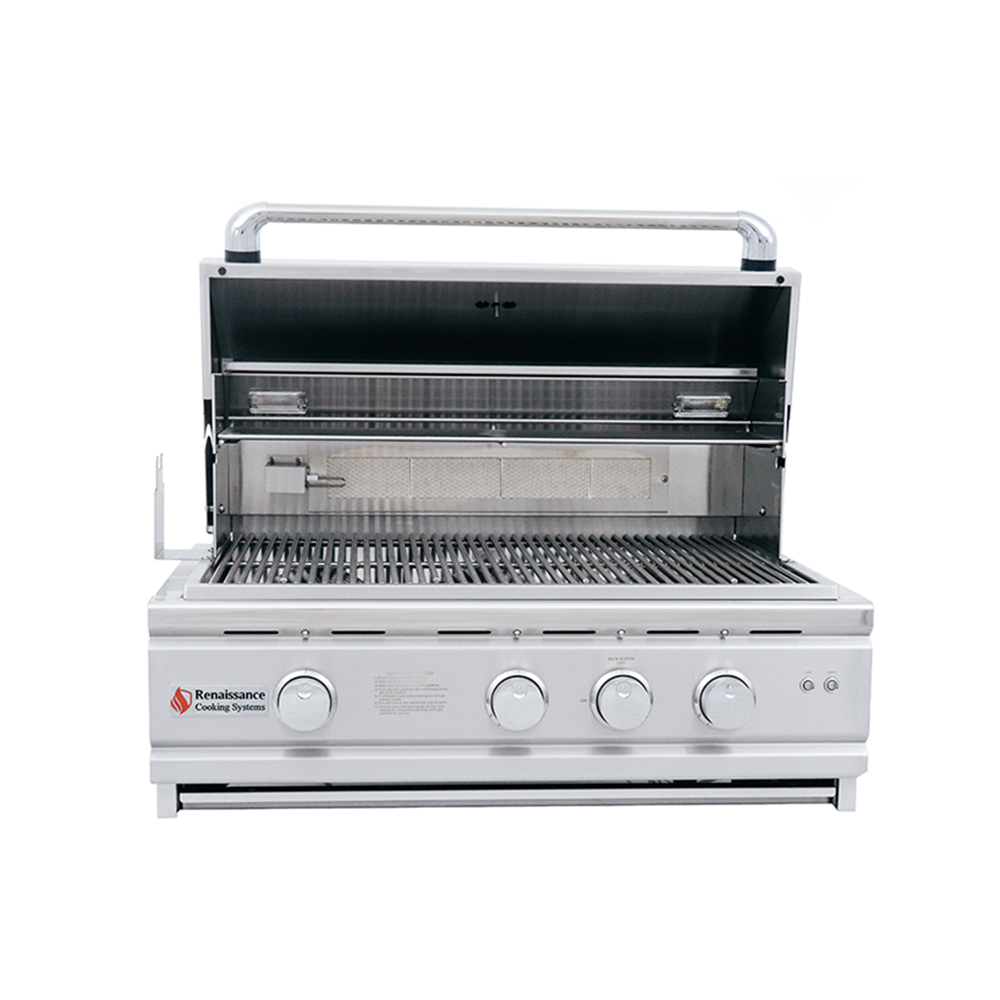 RCS Gas Grills - 30" Cutlass Pro Freestanding Grill - RON30B CK