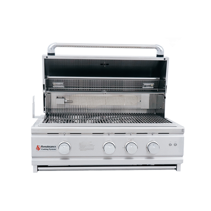 RCS Gas Grills - 30" Cutlass Pro Freestanding Grill - RON30B CK